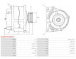 Alternátor AS-PL A5239(MITSUBISHI)