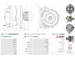 Alternátor AS-PL A5444(MITSUBISHI)