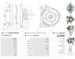 Alternátor AS-PL A5454(MITSUBISHI)