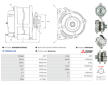 Alternátor AS-PL A5458(MITSUBISHI)