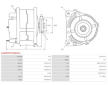 Alternátor AS-PL A5459(MITSUBISHI)