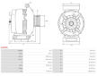 Alternátor AS-PL A5476S