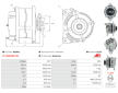Alternátor AS-PL A5595S