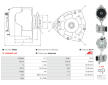 Alternátor John Deere X595 Denso 101211-4520
