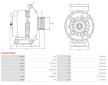 Alternátor AS-PL A6048(DENSO)