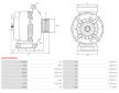 Alternátor AS-PL A6235(DENSO)