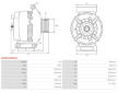 Alternátor AS-PL A6255(DENSO)