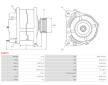Alternátor AS-PL A6651S