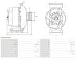 Alternátor AS-PL A6660(DENSO)