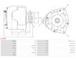 Alternátor Komatsu PC Denso 102211-2850