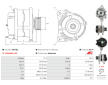 Alternátor AS-PL A6718S