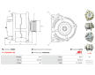 Alternátor AS-PL A9080