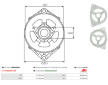 Víko alternátoru AS-PL ABR4008SR - repas