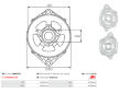 Víko alternátoru AS-PL ABR5222S