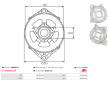 Ochranná krytka alternátora AS-PL ABR6071S