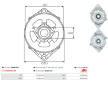 Víko alternátoru AS-PL ABR6132S