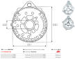 Víko alternátoru AS-PL ABR6139S