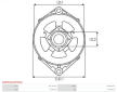 Ochranná krytka alternátora AS-PL ABR9016(LETRIKA)