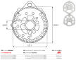 Ochranná krytka alternátora AS-PL ABR9046S