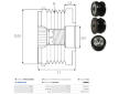 Voľnobeżka alternátora AS-PL AFP0123(LITENS)