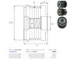 Voľnobeżka alternátora AS-PL AFP1014(LITENS)