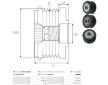Voľnobeżka alternátora AS-PL AFP3041(LITENS)