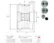 Voľnobeżka alternátora AS-PL AFP3082S