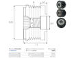 Voľnobeżka alternátora AS-PL AFP3102(LITENS)