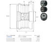 Voľnobeżka alternátora AS-PL AFP3107(LITENS)