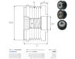 Voľnobeżka alternátora AS-PL AFP3108(LITENS)