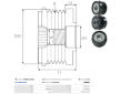 Voľnobeżka alternátora AS-PL AFP5087(LITENS)