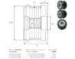 Voľnobeżka alternátora AS-PL AFP6096(LITENS)