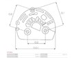Kryt alternátoru - Bosch 1125500634