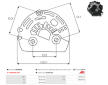 Ochranná krytka alternátora AS-PL APC3062S