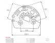 Plastové víko alternátoru AS-PL APC6066S