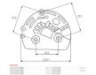 Plastové víko alternátoru AS-PL APC6076S
