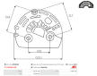 Plastové víko alternátoru AS-PL APC9014S