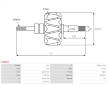 Rotor, generátor AS-PL AR0003