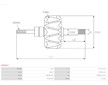 Rotor, generátor AS-PL AR0047