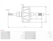 Rotor, generátor AS-PL AR0050