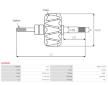 Rotor alternátora AS-PL AR0084S