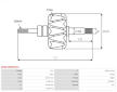 Rotor, generátor AS-PL AR0133(BOSCH)