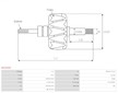 Rotor alternátora AS-PL AR2020S