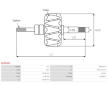 Rotor alternátoru AS-PL AR5045S