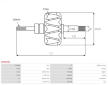 Rotor alternátoru AS-PL AR5049S