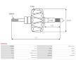 Rotor, generátor AS-PL AR5054S