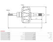 Rotor alternátoru AS-PL AR5065S