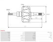 Rotor alternátoru AS-PL AR6035S