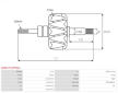 Rotor alternátoru Iskra 11.203.826 originální díl