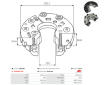 Usmerňovač alternátora AS-PL ARC0100